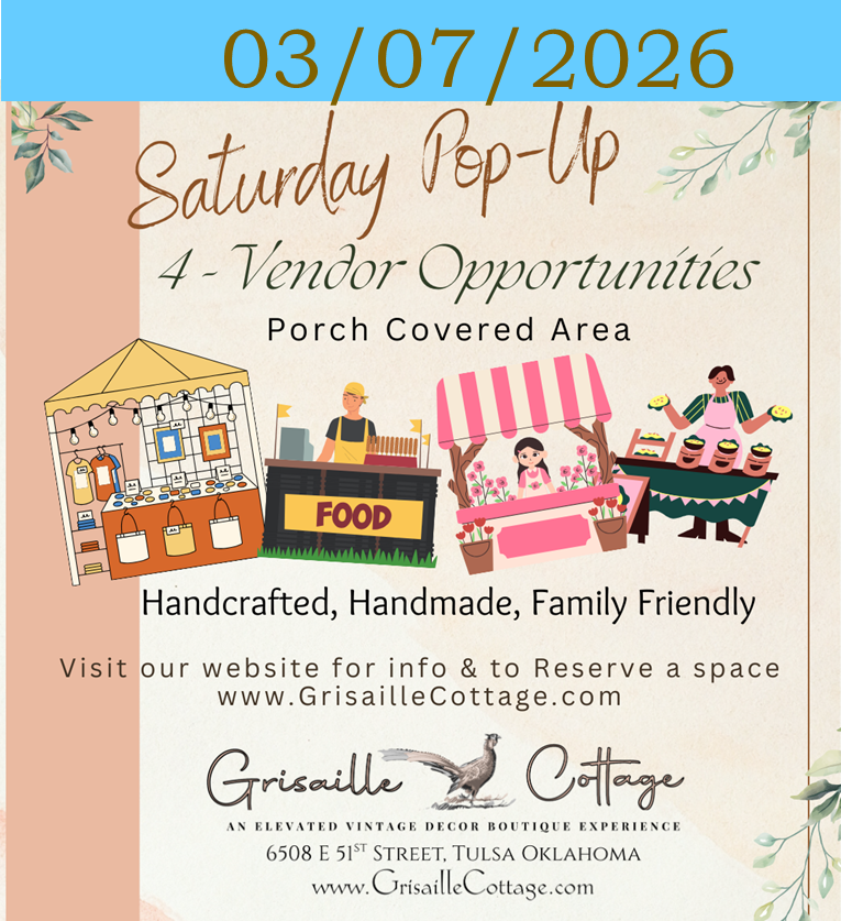 03/07/2026 - Saturday Pop-Up Porch Vendor Fee