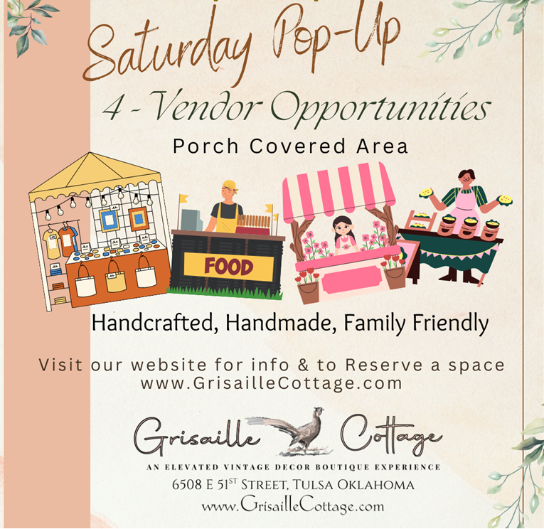 06/06/2026 - Saturday Pop-Up Porch Vendor Fee