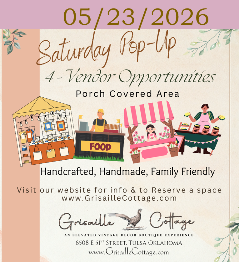 05/23/2026 - Saturday Pop-Up Porch Vendor Fee