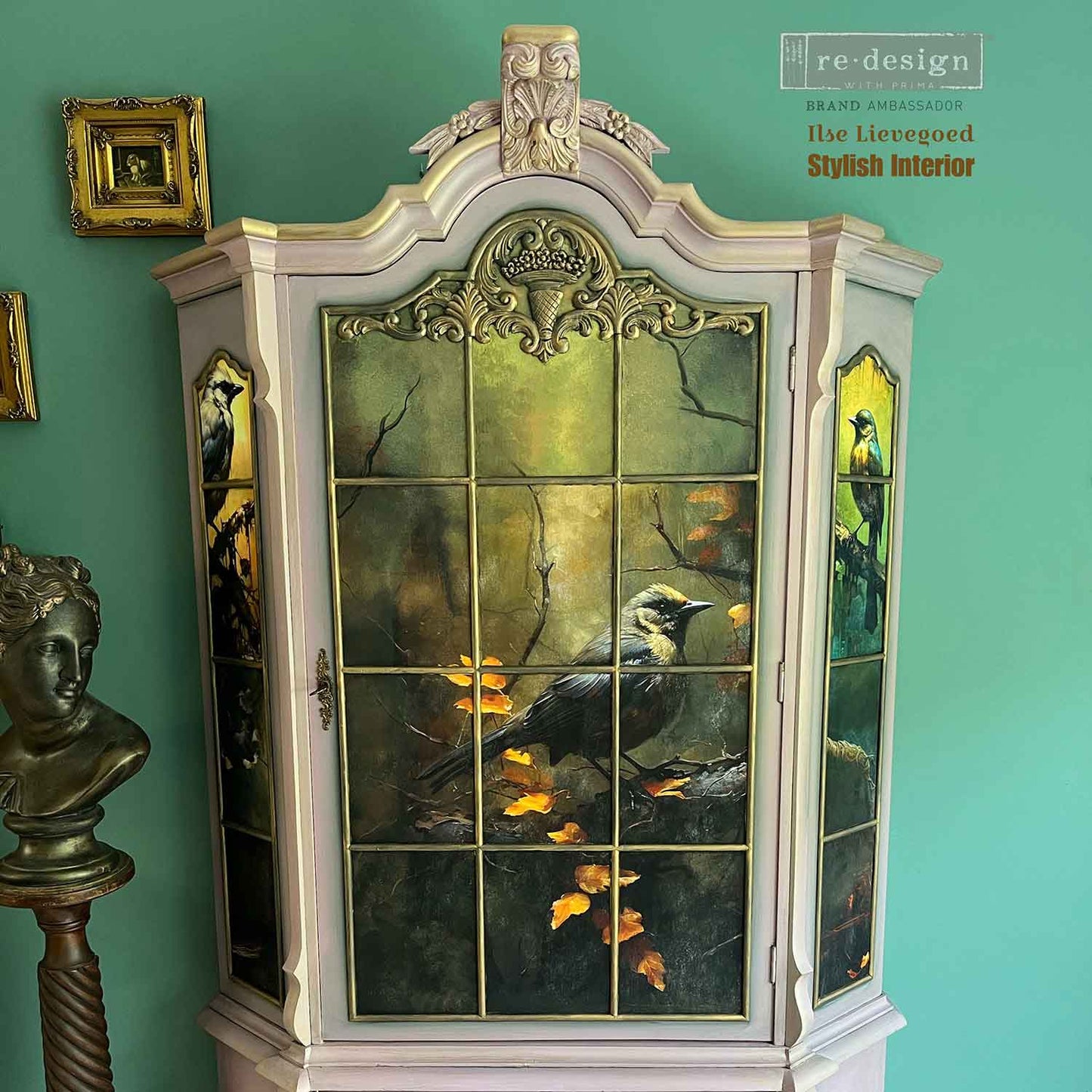 Avian Dreamscape A 19"x30" - Decoupage Tissue Paper