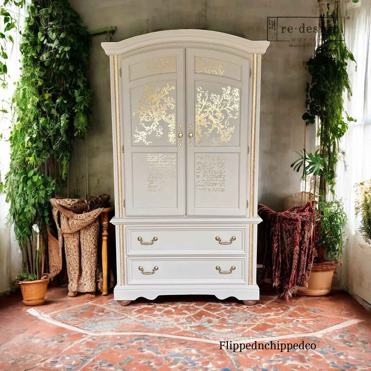 Eglantine Elegance 18" x 24" (2-Sheets) - Decor Foil Transfers®