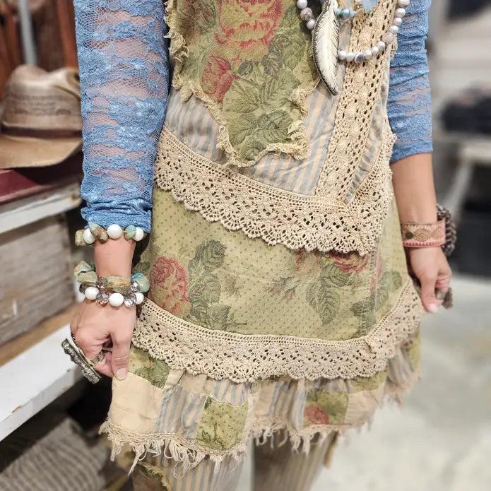 Stripe Butterfly Shirt Dress OS - A Rare Bird