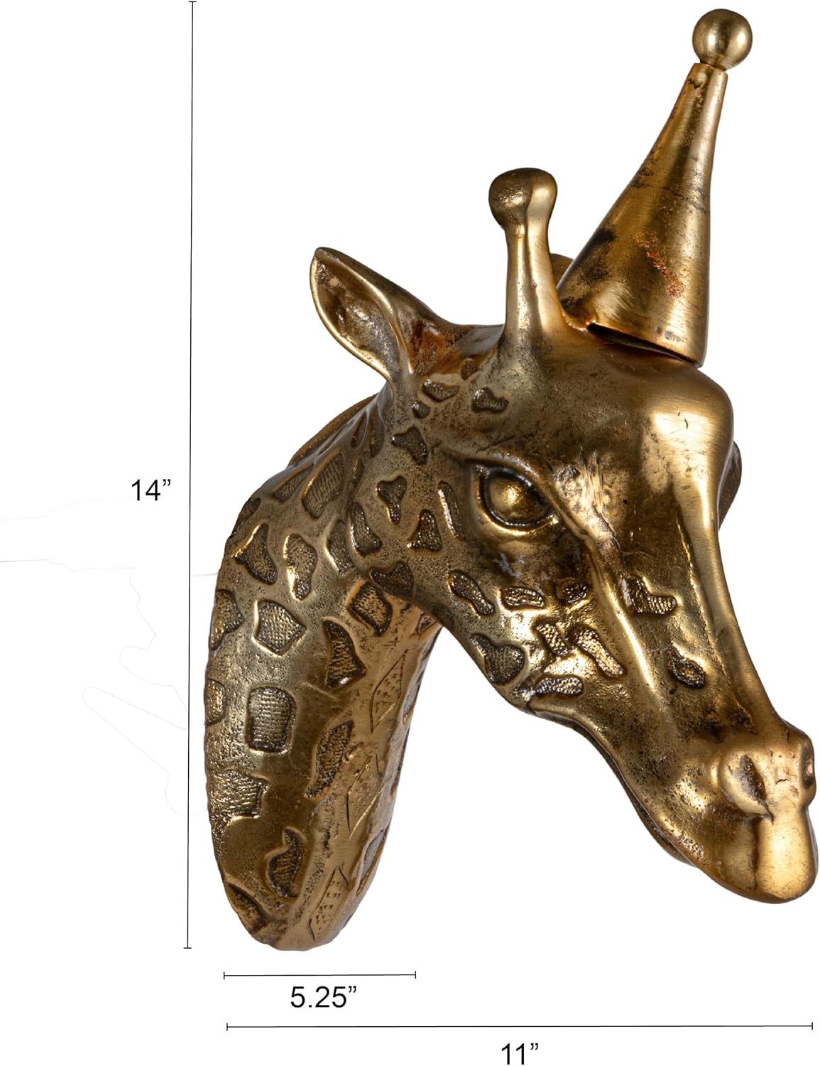 Gary the Giraffe Bronzed Aluminum Wall Mount