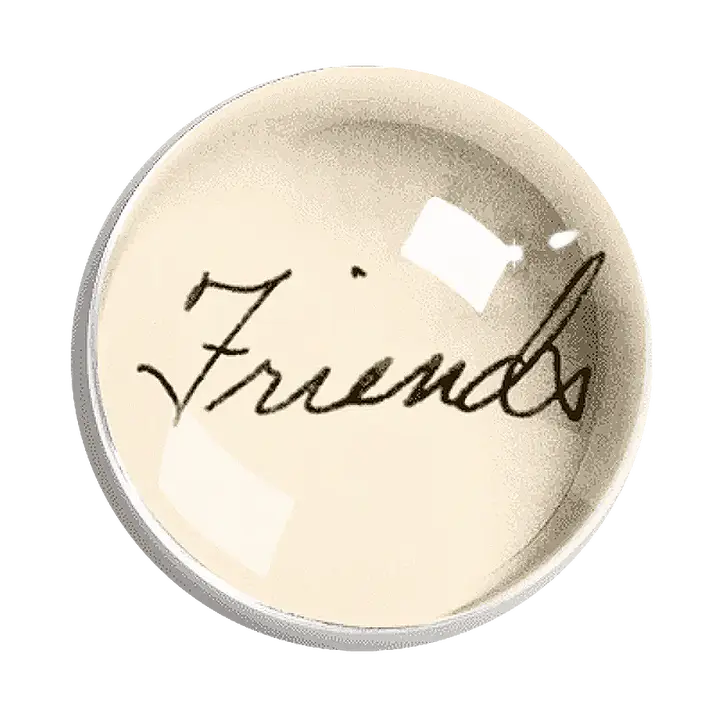 Friends Crystal Paperweight