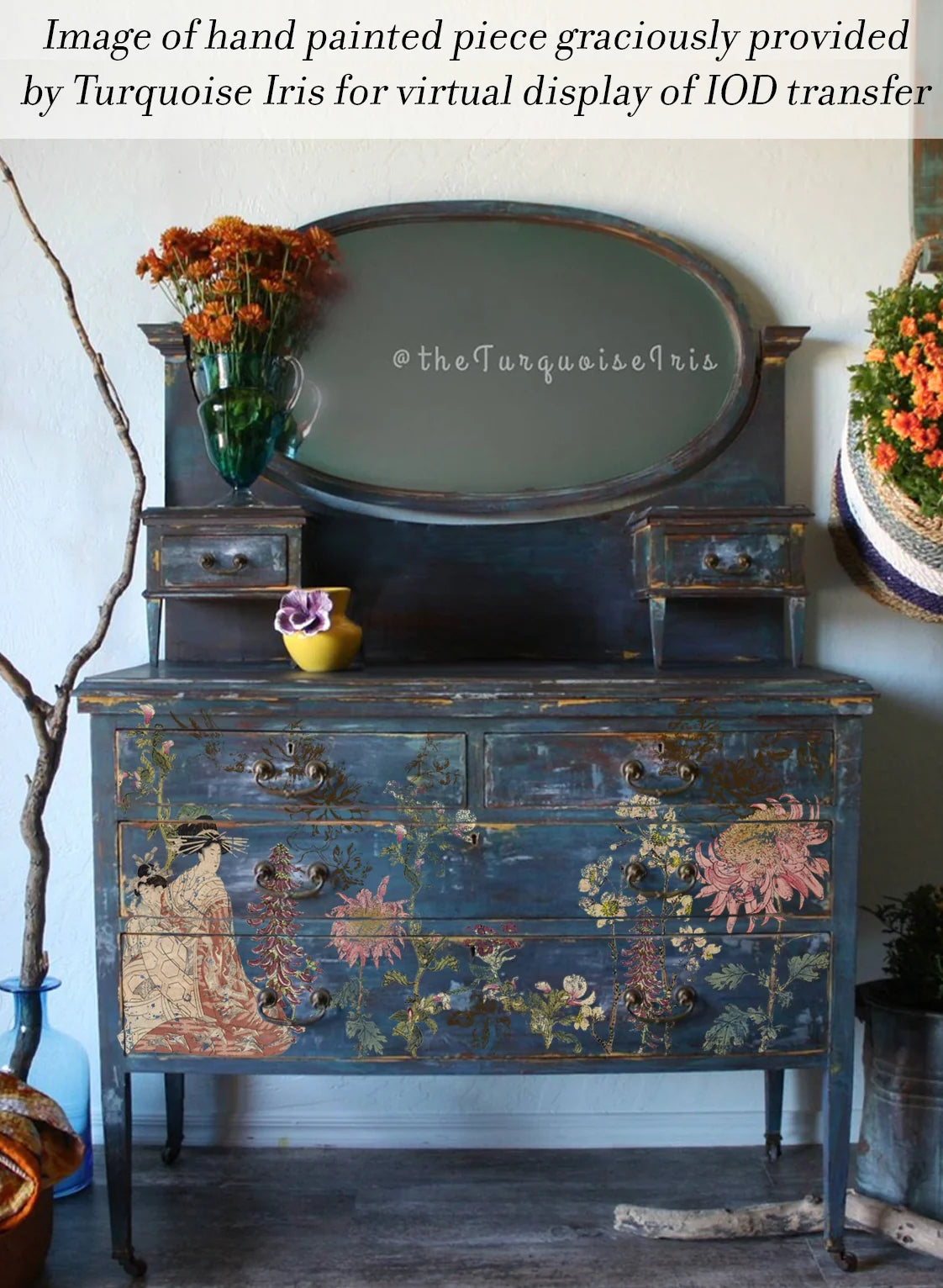 Japonica - 8 Sheet, 12x16 Pad IOD Decor Transfer™ 2019