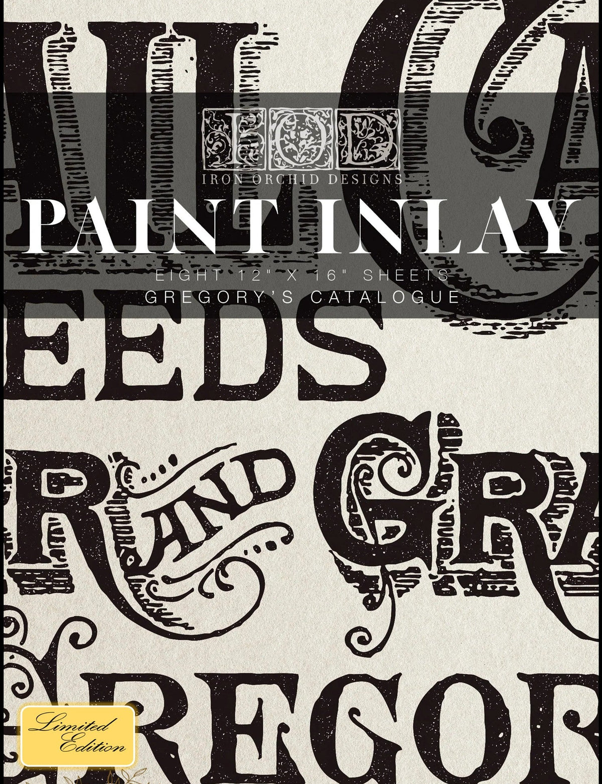 Gregory's Catalogue - 8 Sheet - IOD Paint Inlay™ 2022