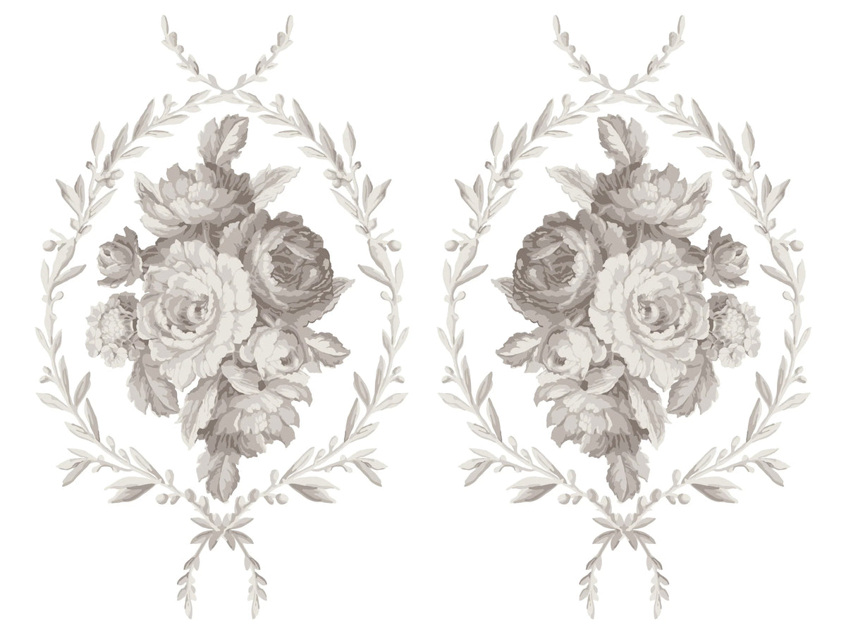 Trompe Le' Oeil Laurel - 4 Sheet, 12x16 Pad IOD Paint Inlay™