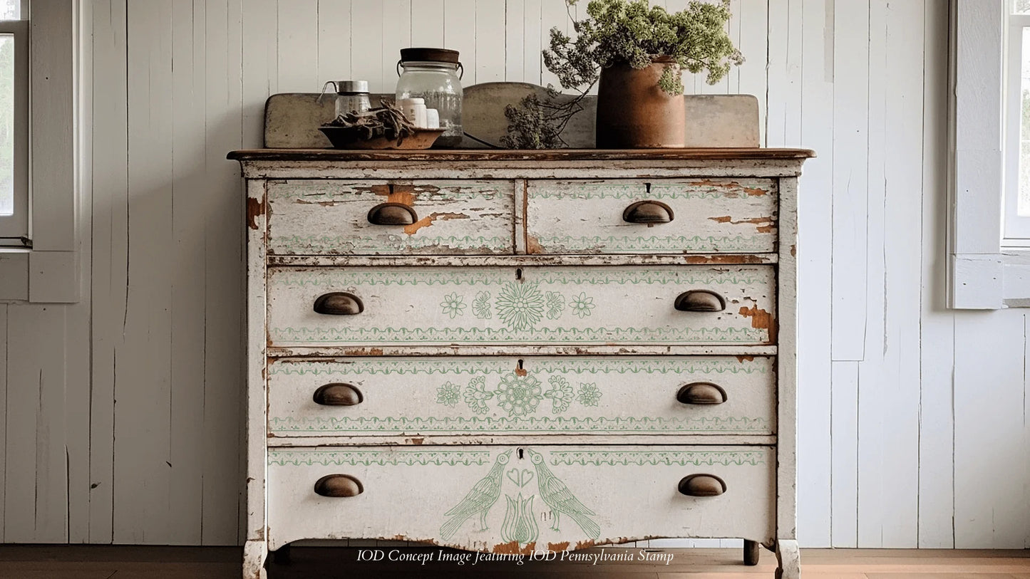 Pennsylvania Folk - IOD Decor Stamp RETIRED