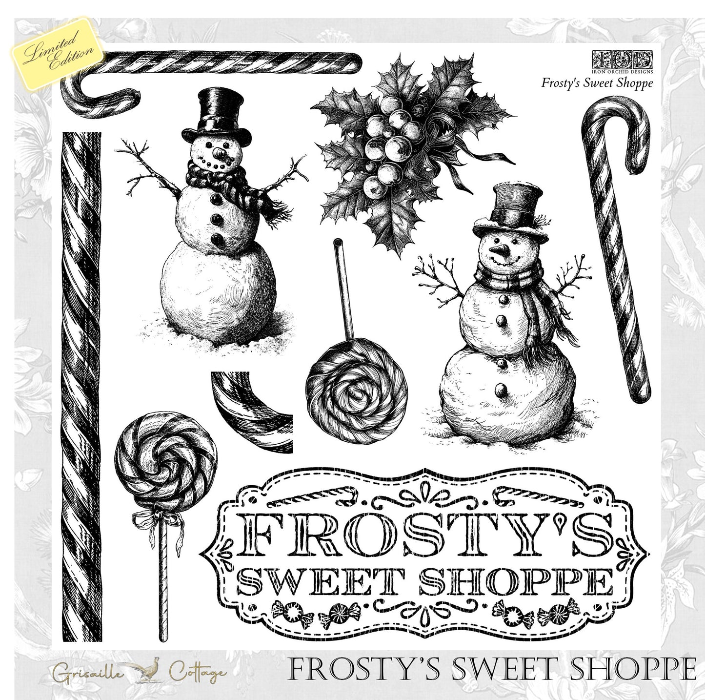 Frosty's Sweet Shoppe - IOD Decor Stamp