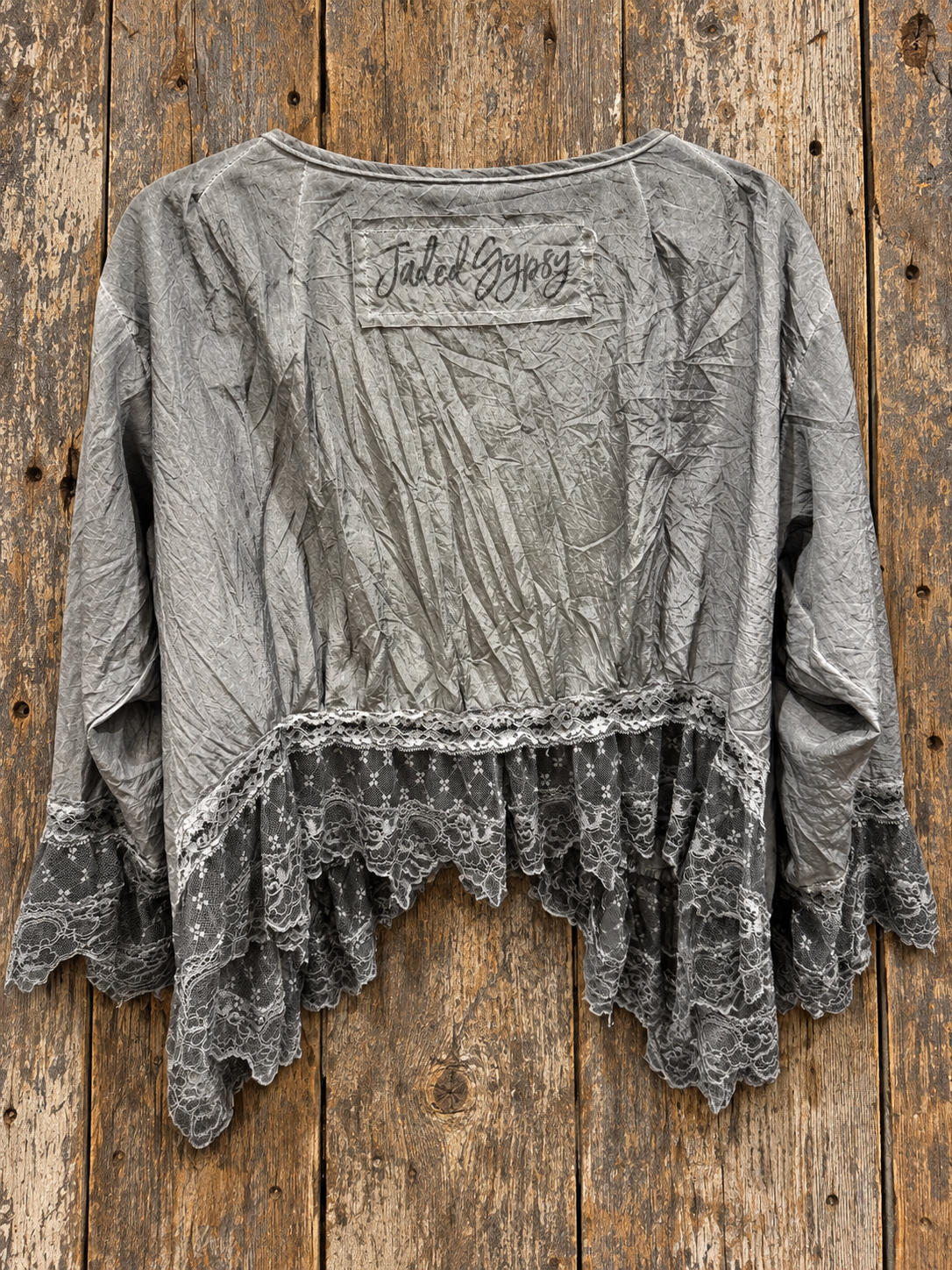 Alluring Romance Jacket, Charcoal O/S - Jaded Gypsy