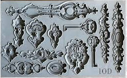 Lock & Key ~ IOD Decor Mould 2019