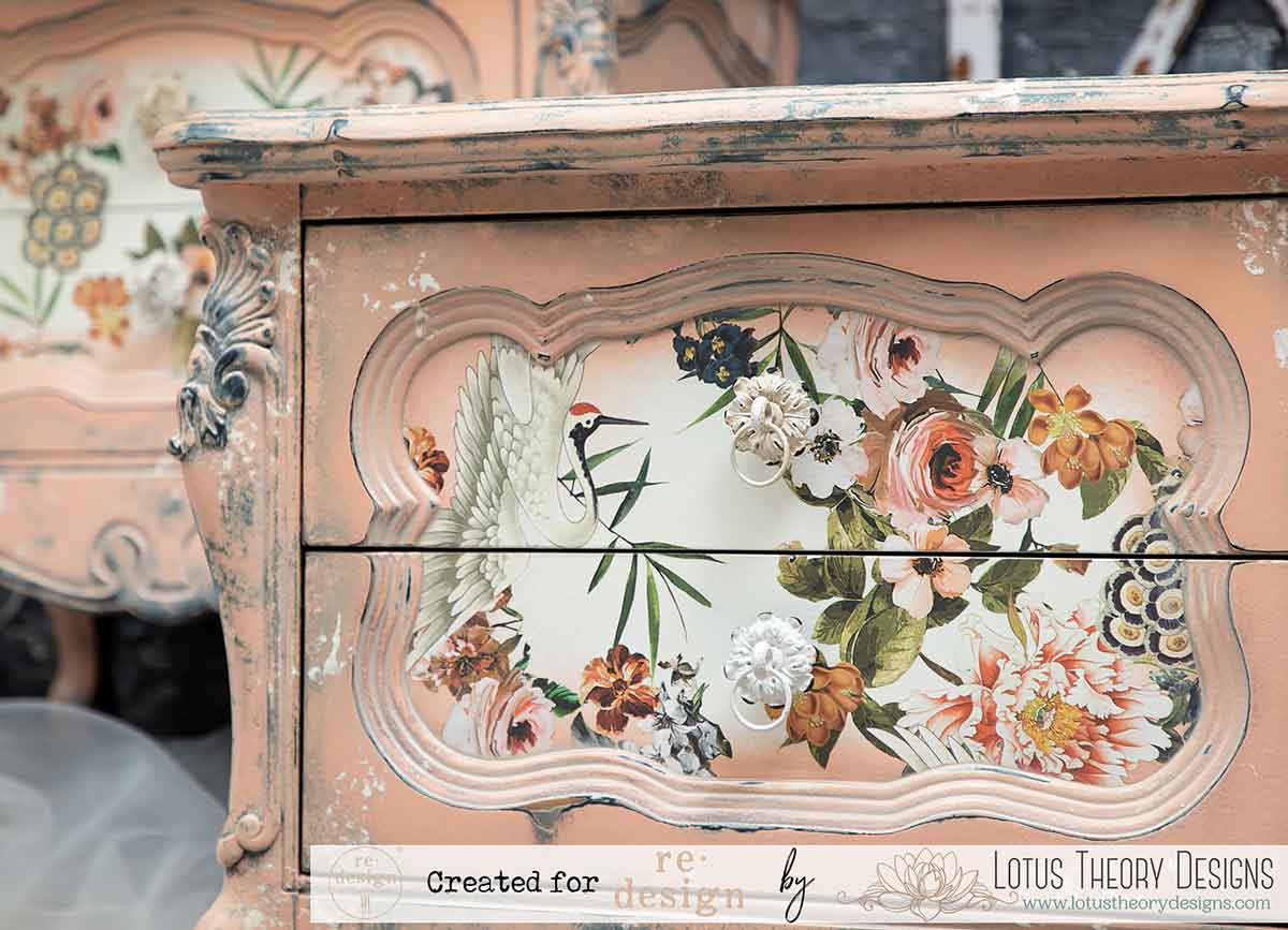 Elegance & Flowers 48inx35in (6-Sheets) - Redesign Decor Transfer®