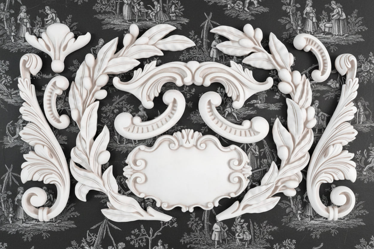 Olive Crest 2022 - Casted Resin Applique Set