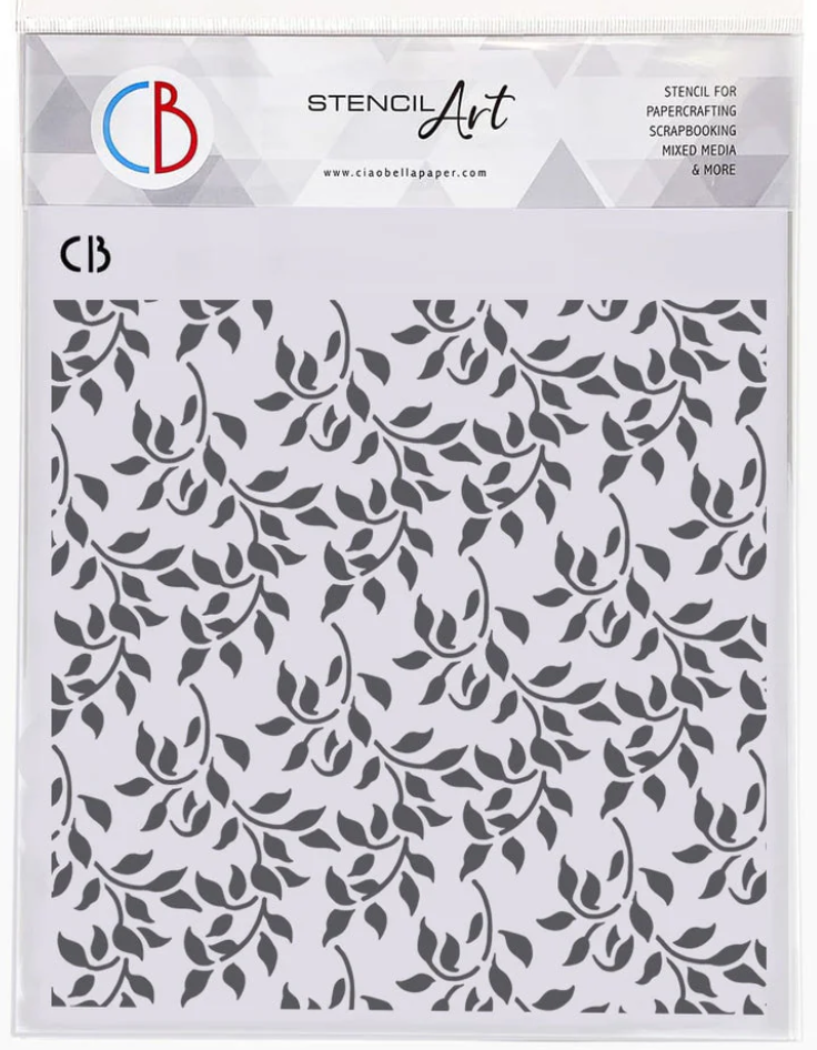 Over the Hedge 8x8 Stencil - Ciao Bella