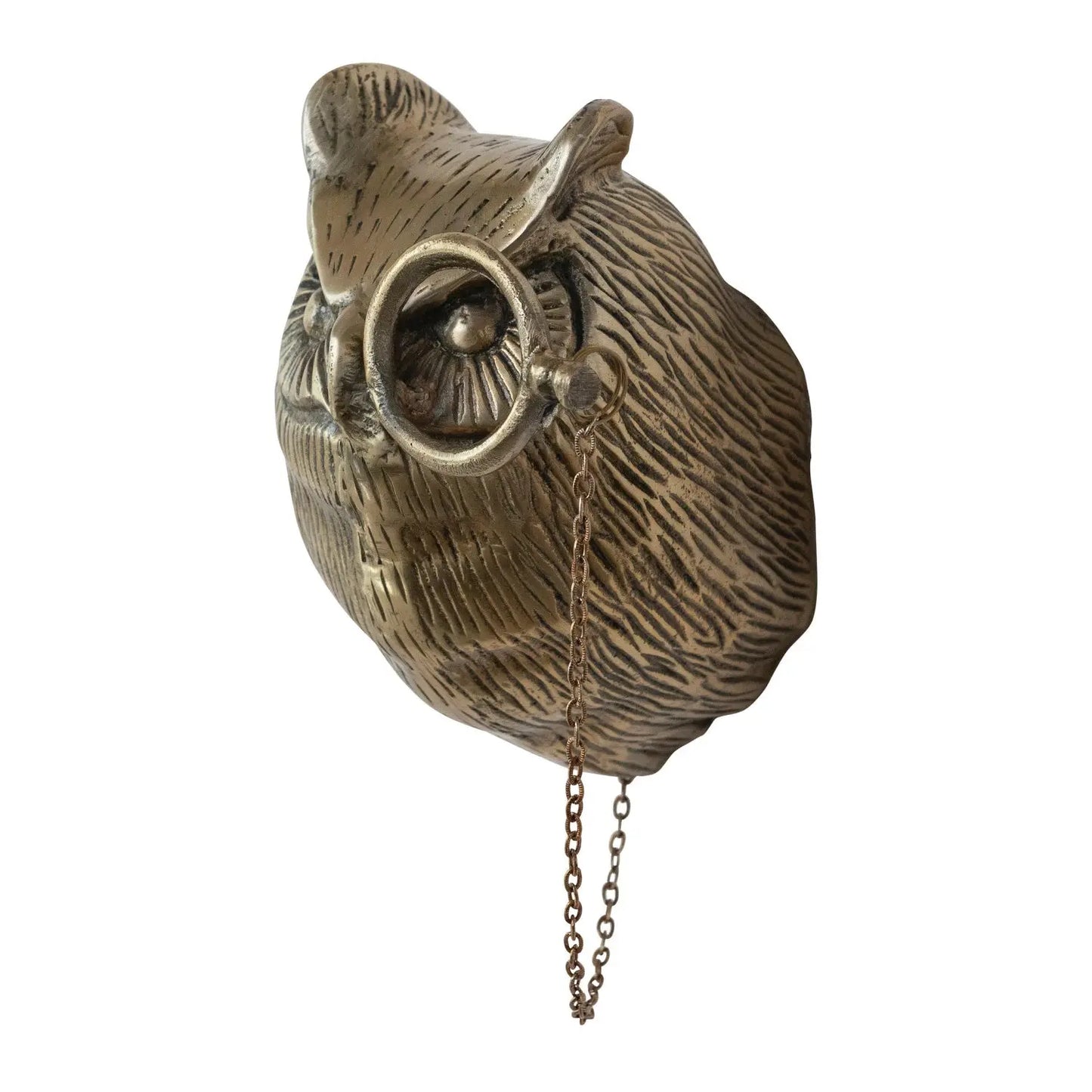 Oliver the Owl Bronzed Aluminum Wall Mount