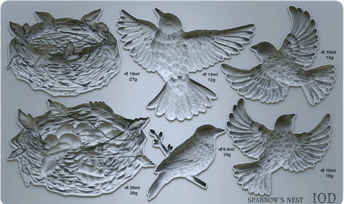 Sparrow's Nest - IOD Decor Mould 2025
