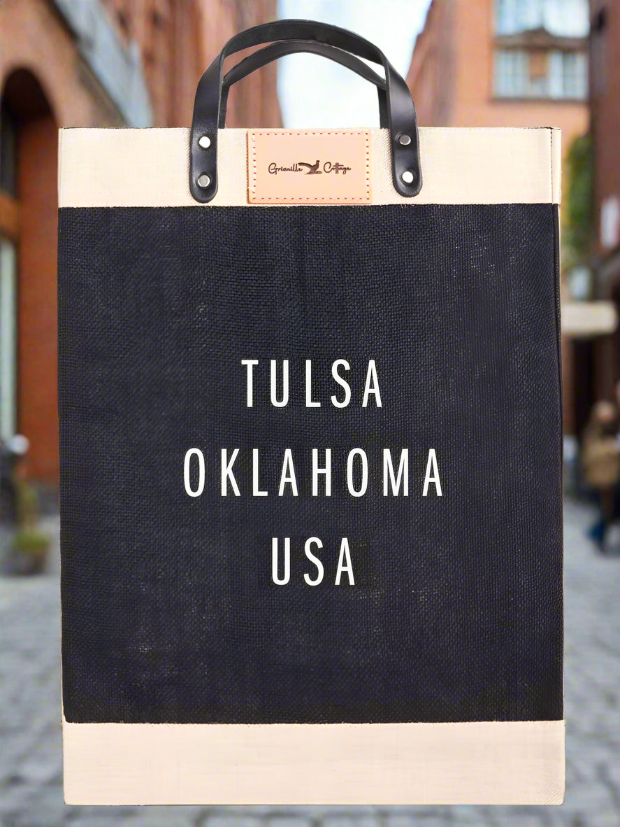 Tulsa Oklahoma - Authentic Apolis® Market Bag