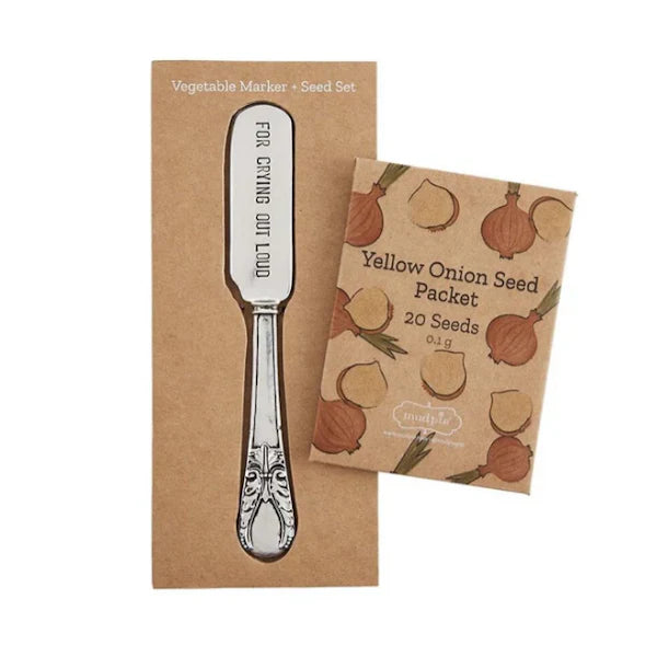 Vegetable Marker & Seed Packet Set by Mud Pie