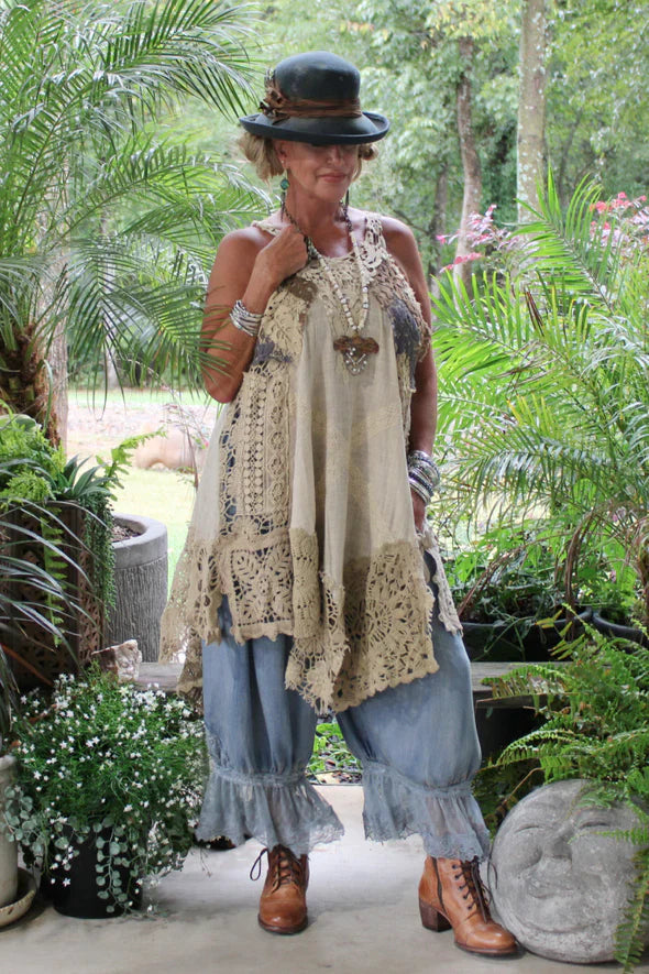 Whispers of Lace Tank - Jaded Gypsy