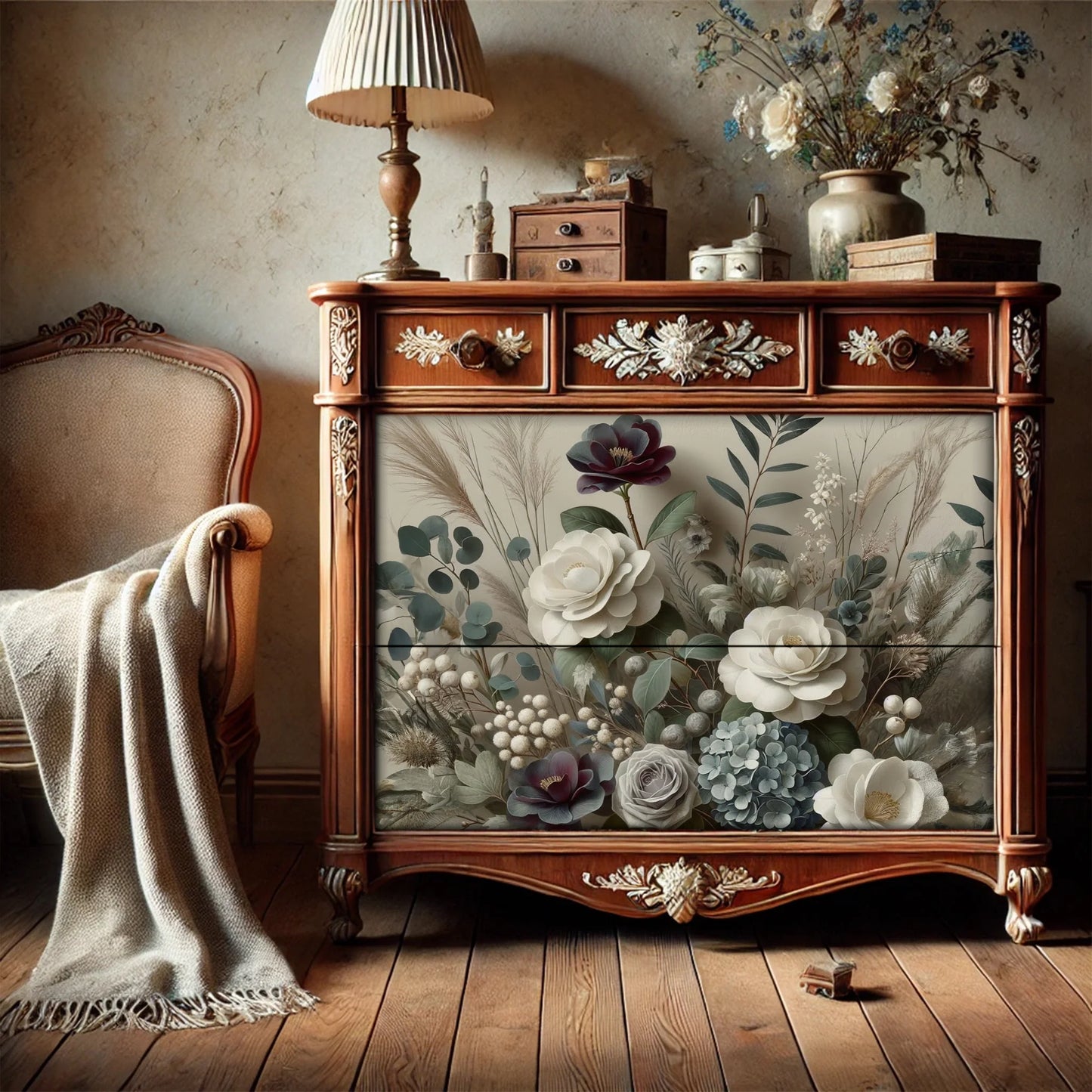 Winter Petals 23x33 ( A1 ) - MINT by Michelle