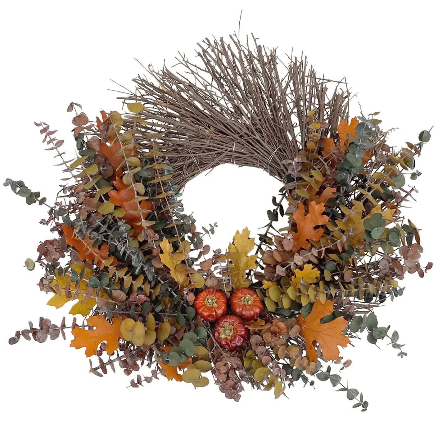 Natural Twig & Eucalyptus Fall Wreath (Call to Reserve Yours!)