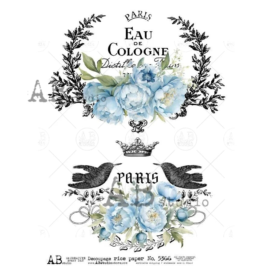 Royal French Labels 5366 - A4 8.3 x 11.7 Rice Paper by AB Studio