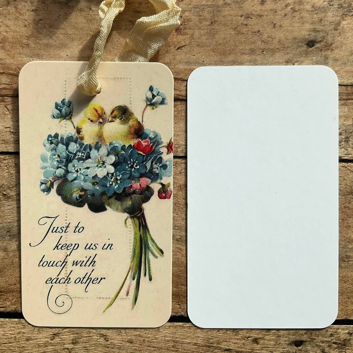 Best Friend Birds 3pk Tag & Ribbon Set
