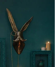 Eric the Hare - Authentic E&E Eloise Collection Bronzed Aluminum Wall Mount *ππ’ππ€-ππ© ππ§π₯π²