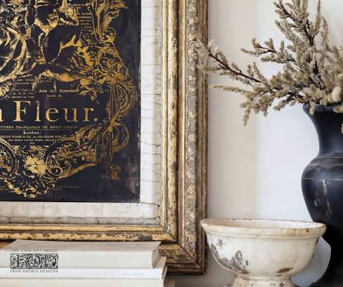 Curated Signage - Gilded 4-Sheet, 12x16 Pad IOD Decor Transfer™