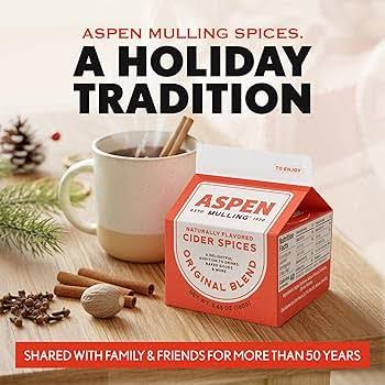 Aspen Mulling Spices - Original - 5.65oz Carton