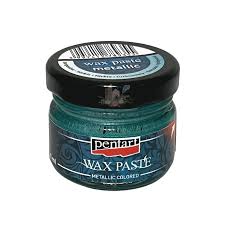 Turquoise - Pentart Metallic Embellishing Wax Paste