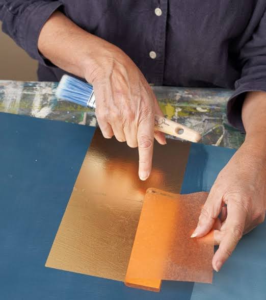 Metal Leaf Transfer, 25-sheets - Imitation Copper