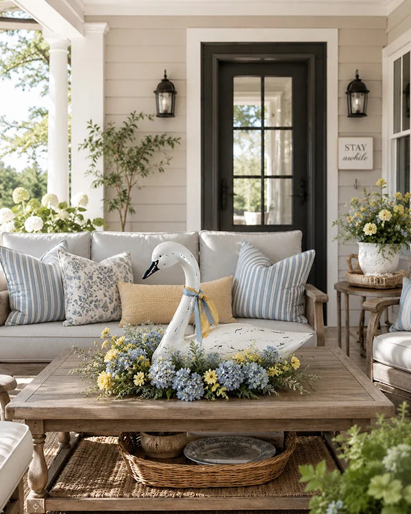 25in Tall Swan Accent Decor (Pick up Only)