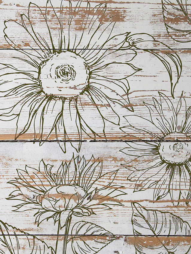 Sunflowers 2-Sheet Set - Retired IOD Decor Stamp