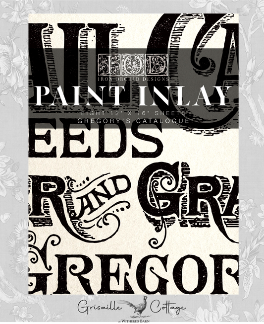 Gregory's Catalogue - IOD Paint Inlay™