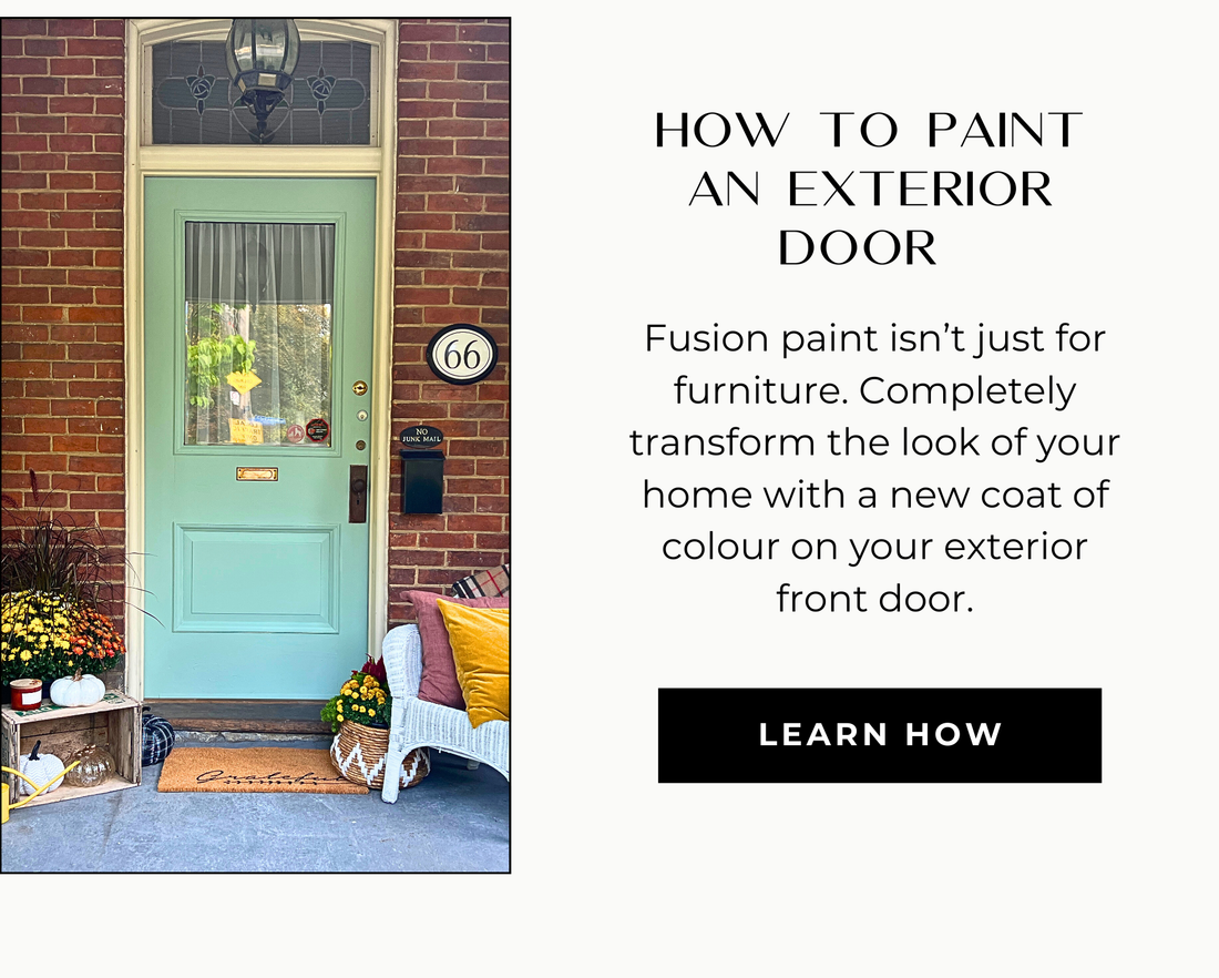 Paint your Front Door with Fusi9on Mineral Paint