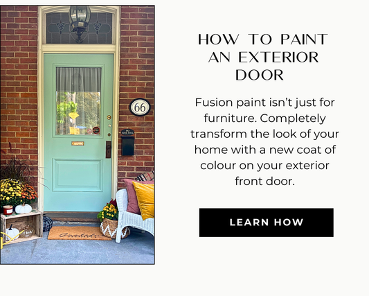 Paint your Front Door with Fusi9on Mineral Paint