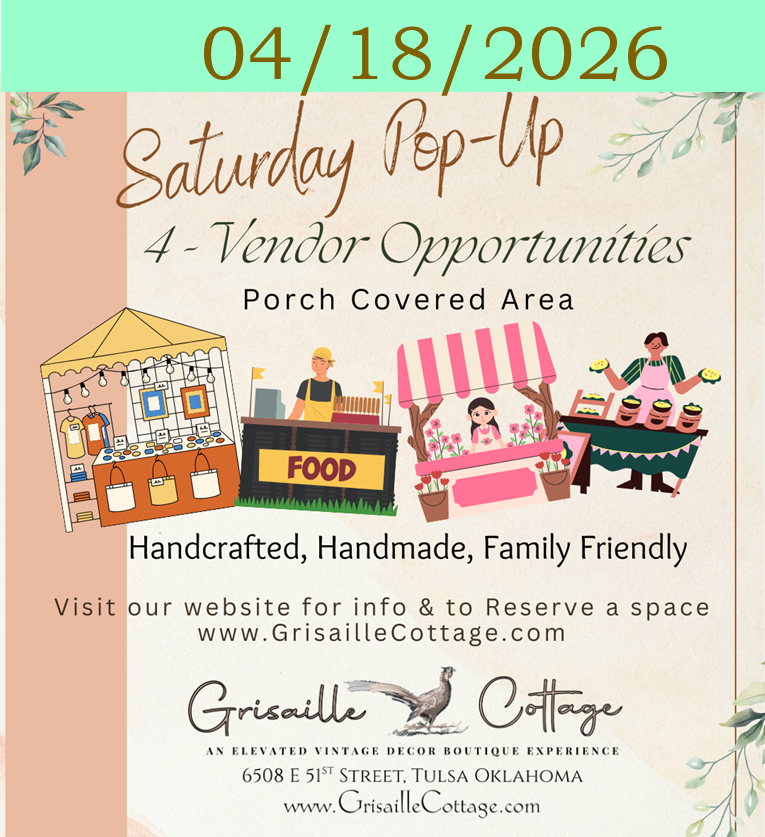 04/18/2026 - Saturday Pop-Up Porch Vendor Fee