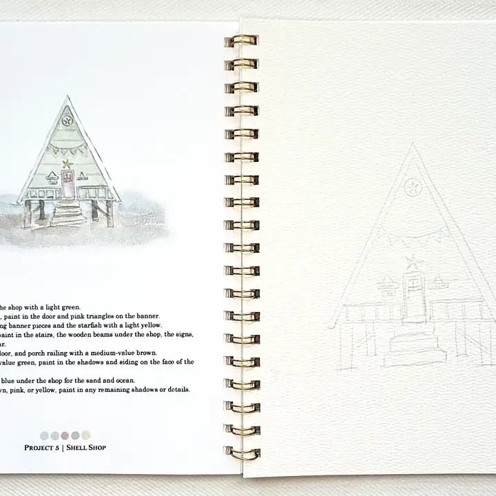 By the Seas Watercolor Workbook