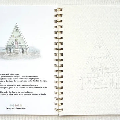 By the Seas Watercolor Workbook