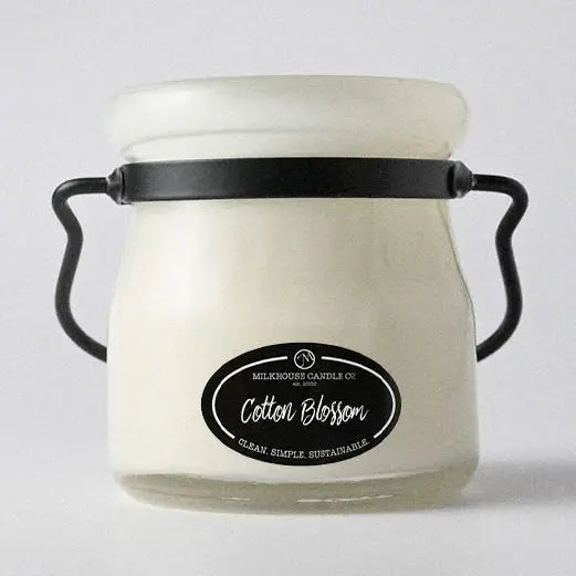 Cotton Blossom 5oz Cream Jar - Milkhouse Candle Company