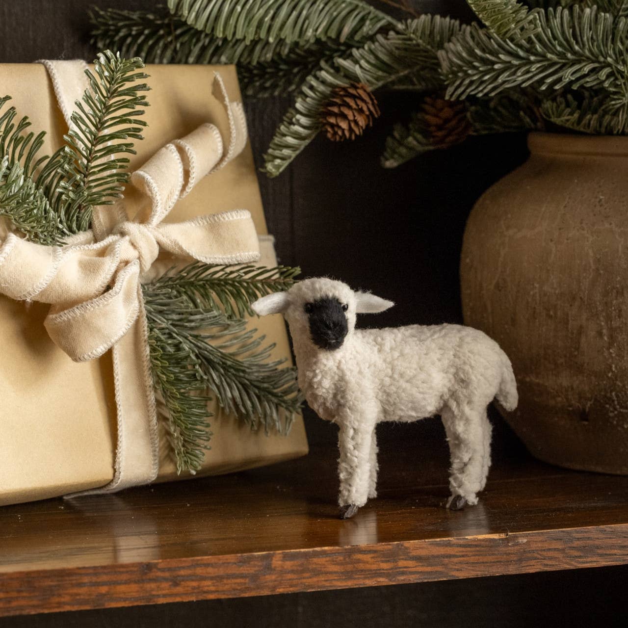 5.5" Standing Black Face Sheep
