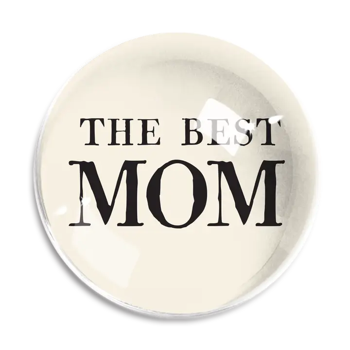 The Best Mom Crystal Paperweight