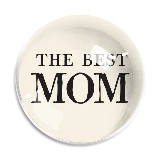 The Best Mom Crystal Paperweight
