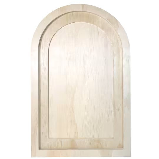 Arched Wood Gallery Blank 11.25 x18 x.59