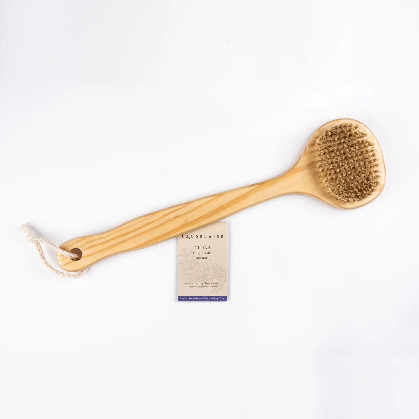 Cedar Bath Brush 13in