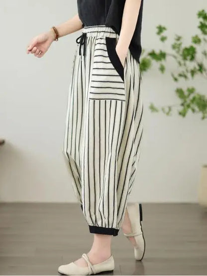 Vertical Stripes Artistic Pant