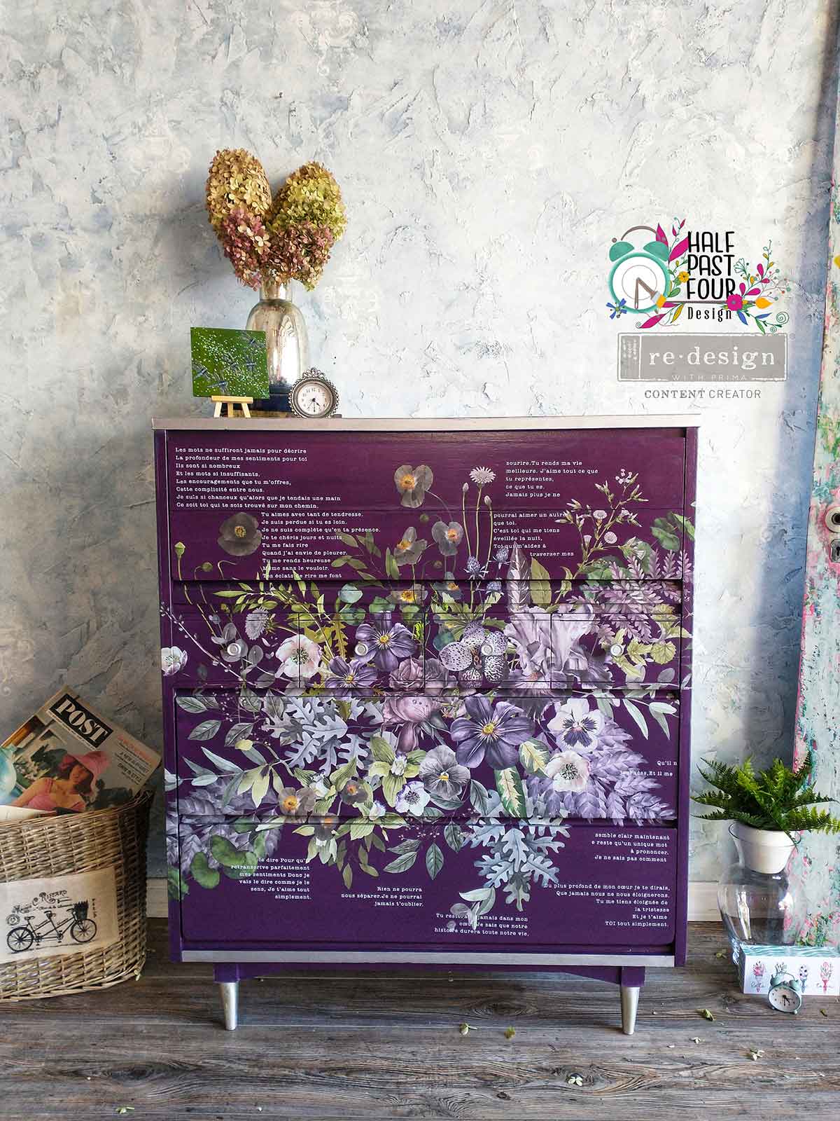 Vigorous Violet 48"x35" (6-Sheets) - Decor Transfers®