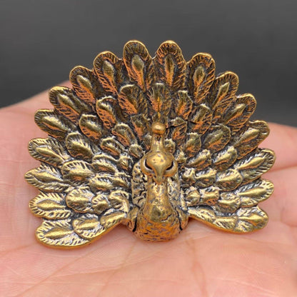 Peacock Bronzed Trinket 68261