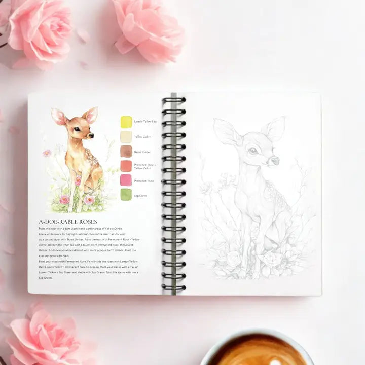 Cute Critters Watercolor Workbook
